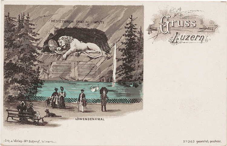 Ill. 5: Postcard from Lucerne, 1889