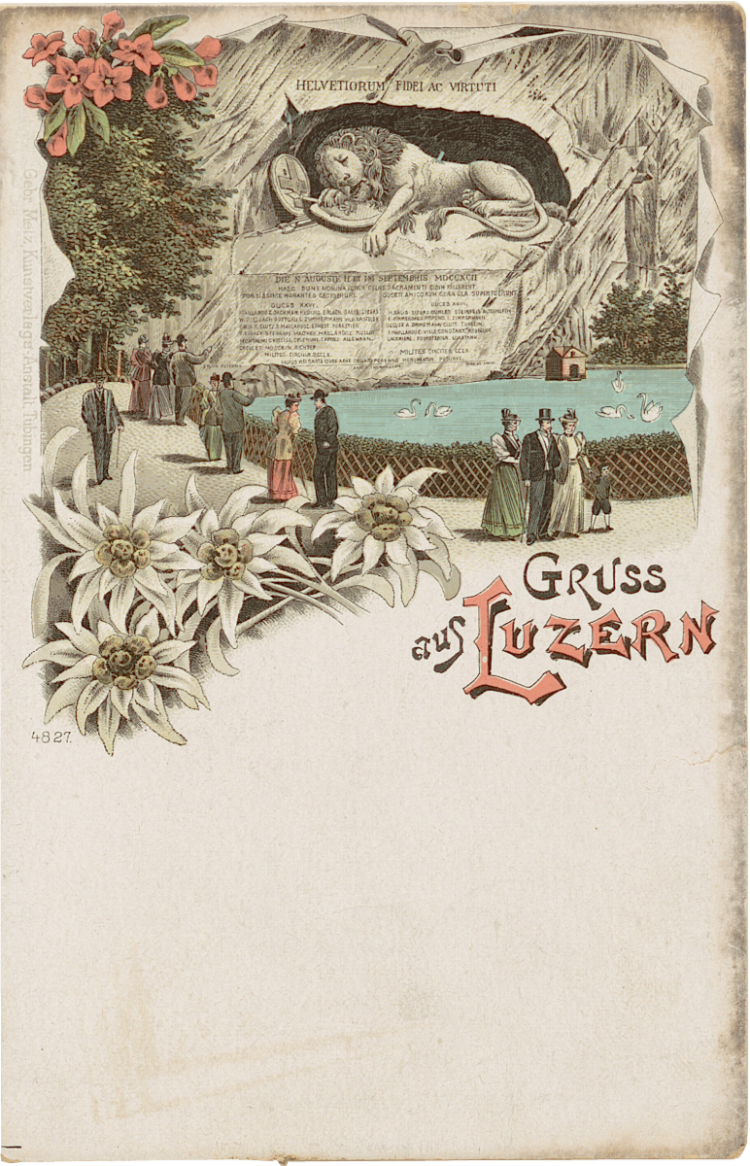 Ill. 3: Postcard from Lucerne, 1896