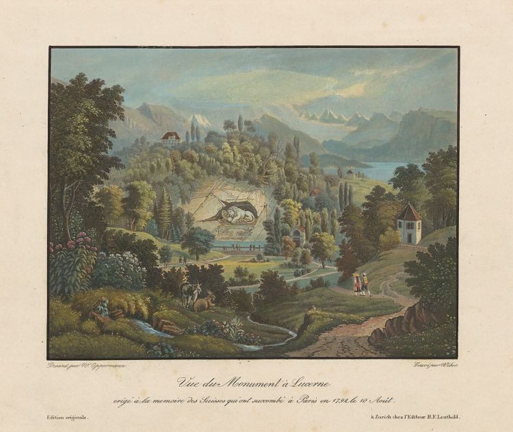Ill. 1: In the country: the former quarry was outside the city limits, 1840