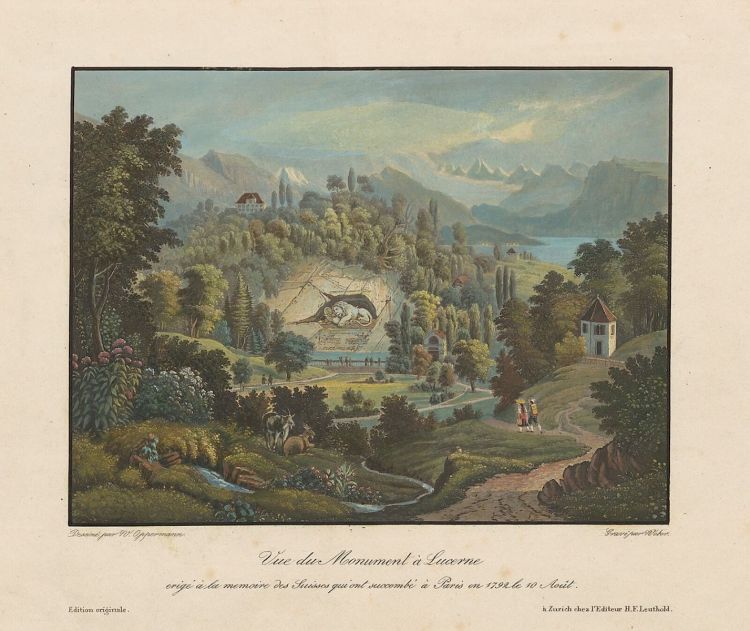 Abb. 1: Im Grünen, ausserhalb der Stadt, im ehemaligen Steinbruch, 1840